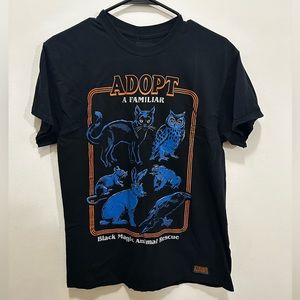 Steven Rhodes “Adopt a Familiar” t-shirt in Medium